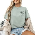 thumbnail image 1 of Verita Culture Bulldog Dog Mom Shirt for Women Cute Dog Mama Graphic Short Sleeve Casual Mama Gifts T-Shirt, 1 of 4