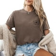 thumbnail image 1 of Verita Culture Bulldog Dog Mom Shirt for Women Cute Dog Mama Graphic Short Sleeve Casual Mama Gifts T-Shirt, 1 of 4