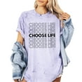thumbnail image 1 of Verita Culture Choose Life Shirts Women Pro-life Inspirational Printed T-Shirt Graphic Tee Casual Short Sleeve Tops, 1 of 4