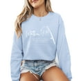 thumbnail image 1 of Verita Culture Christian Bible Matthew 4:19 Women's Graphic Crew Neck Long Sleeve Sweatshirt Top, 1 of 4