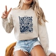 thumbnail image 1 of Verita Culture Christian Harvest Is Plentiful But The Laboreres Are Few Women's Graphic Crew Neck Long Sleeve Sweatshirt Top, 1 of 4