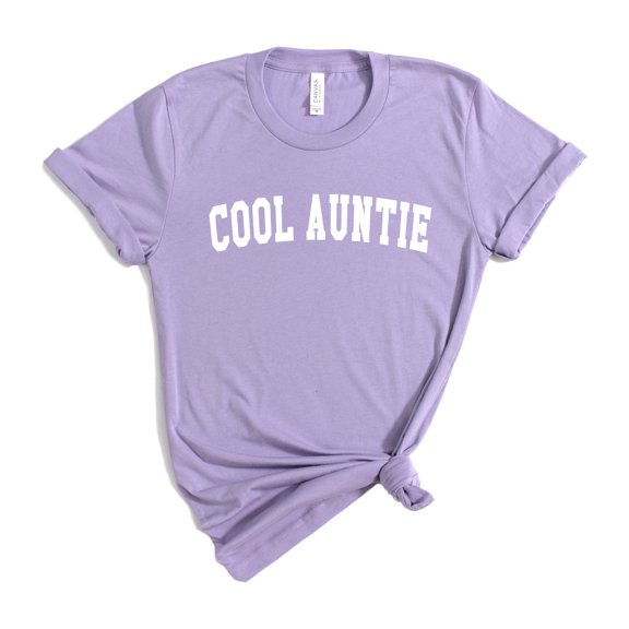 Verita Culture Cool Auntie T Shirt Women Cute Print Aunt Graphic Tees Casual Short Sleeve Vacation Tops