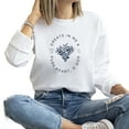 thumbnail image 1 of Verita Culture Create In Me A Pure Heart O God Christian Women's Graphic Crew Neck Long Sleeve Sweatshirt Top, 1 of 4