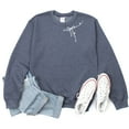 thumbnail image 1 of Verita Culture Cute Ribbon Mama Women's Graphic Crew Neck Long Sleeve Sweatshirt Top, 1 of 4