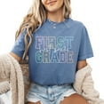 thumbnail image 1 of Verita Culture First Grade Teacher Summer Graphic Tees For Women’s Short Sleeve T-Shirts, 1 of 4