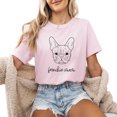 thumbnail image 1 of Verita Culture Frenchie Dog Mom Shirt for Women Cute Frenchie Bulldog Dog Graphic Short Sleeve Casual Mama Gifts T-Shirt, 1 of 4