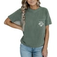 thumbnail image 1 of Verita Culture Happy Camper Women's Nature Camping Mountain Hiking Lovers Shirt Adventure Wild Outdoor Graphic Tees Tops, 1 of 4