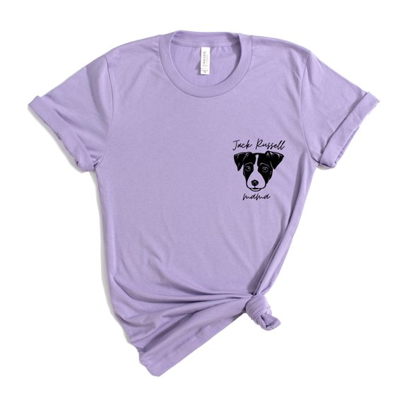 Verita Culture Jack Russell Dog Mom Shirt for Women Cute Dog Aussie Mama Graphic Short Sleeve Casual Mama Gifts T-Shirt