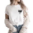 thumbnail image 1 of Verita Culture Jack Russell Dog Mom Shirt for Women Cute Dog Aussie Mama Graphic Short Sleeve Casual Mama Gifts T-Shirt, 1 of 4
