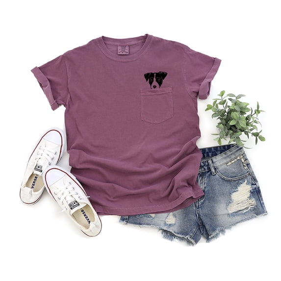 Verita Culture Jack Russell Terrier Dog Mom Shirt for Women Cute Graphic Short Sleeve Casual Mama Gifts T-Shirt