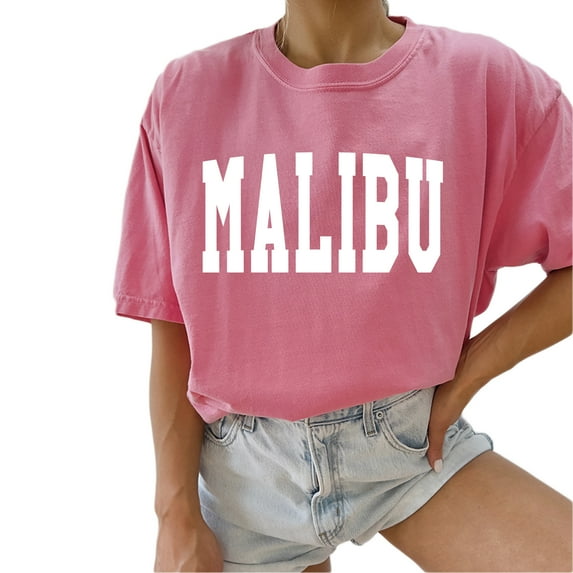 Verita Culture Malibu California Beach Funny Women’s Summer Graphic Tee