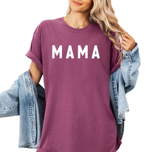 Verita Culture Mama California Summer Graphic Tees For Women’s Short Sleeve Mom T-Shirts,Funny Mom Shirt Short Sleeve Graphic Mom T-Shirts