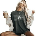 thumbnail image 1 of Verita Culture Mama Definition Shirts Women Mama Letter Printed T-Shirt Graphic Tee Casual Short Sleeve Tops, 1 of 4