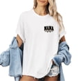 thumbnail image 1 of Verita Culture Mama Leopard Patterned With Ribbon Summer Graphic Tees For Women’s Short Sleeve Mom T-Shirts, 1 of 4