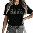 thumbnail image 1 of Verita Culture Mama Outline Summer Graphic Tees For Women’s Short Sleeve Mom T-Shirts,Funny Mom Shirt Short Sleeve Graphic Mom T-Shirts, 1 of 3