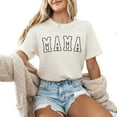 thumbnail image 1 of Verita Culture Mama Outline Summer Graphic Tees For Women’s Short Sleeve Mom T-Shirts,Funny Mom Shirt Short Sleeve Graphic Mom T-Shirts, 1 of 3