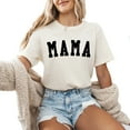 thumbnail image 1 of Verita Culture Mama Summer Graphic Tees For Women’s Short Sleeve Mom T-Shirts,Funny Mom Shirt Short Sleeve Graphic Mom T-Shirts, 1 of 3