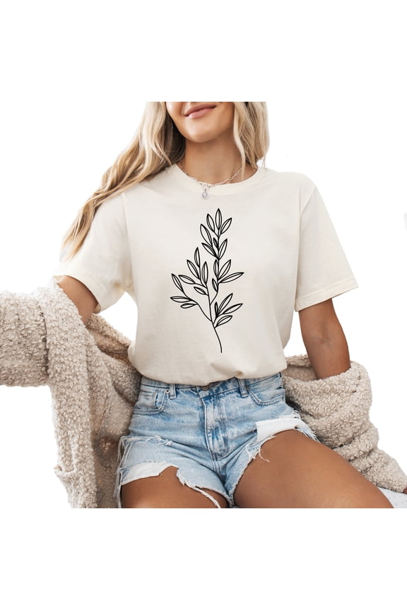 Nature Tree Branch Gardening Shirts for Women Plant Lover T Shirt Cute Gardener Tshirt Garden Graphic Tees Botanical Gardening Gifts Tops