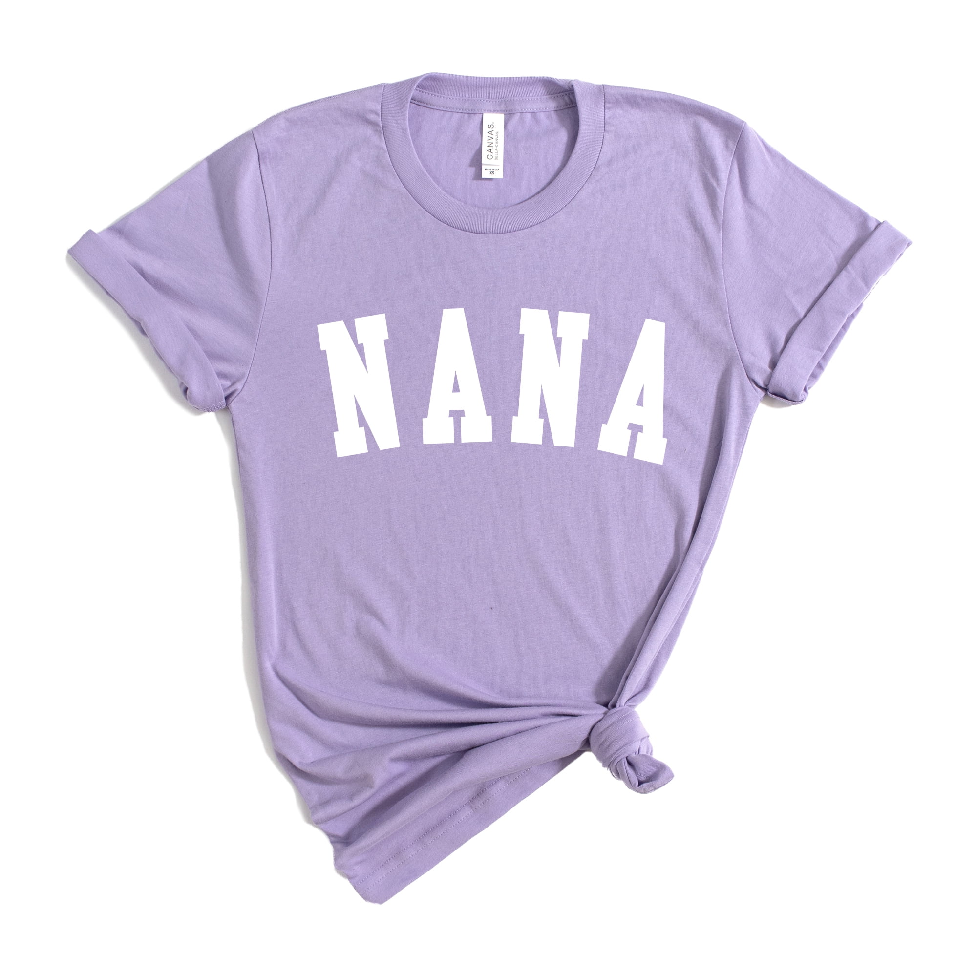 New Grandma Shirts for Women NANA T-Shirt Funny Cute Grandmother Gift For Mimi Tshirts Best Gigi Tee Funny Cute Casual Nana Life Top Clothing