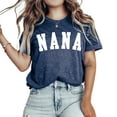 thumbnail image 1 of Verita Culture New Grandma Shirts for Women NANA T-Shirt Funny Cute Grandmother Gift For Mimi Tshirts Best Gigi Tee Funny Cute Casual Nana Life Top Clothing, 1 of 4