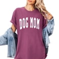 thumbnail image 1 of Verita Culture Oversized Cute Dog Mom Shirt for Women Cute Dog Mama Graphic Short Sleeve Casual Mama Gifts T-Shirt, 1 of 3