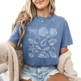 thumbnail image 1 of Verita Culture Summer Ocean Sea Shells Graphic Tees For Women’s Short Sleeve T-Shirts, 1 of 4
