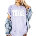 thumbnail image 1 of Verita Culture Vintage Texas Condensed T Shirt Womens Summer Funny Casual Map Graphic Tees Short Sleeve Tops, 1 of 4
