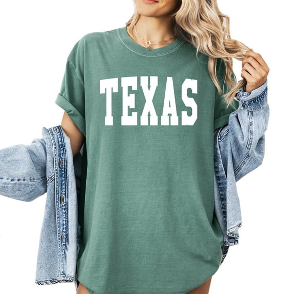 Verita Culture Vintage Texas Condensed T Shirt Womens Summer Funny Casual Map Graphic Tees Short Sleeve Tops