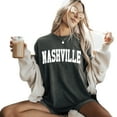 thumbnail image 1 of Verita Culture Women's Nashville Tennessee Tees Country Tshirts Summer Graphic Short Sleeve Tees for Women, 1 of 4
