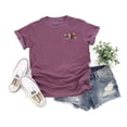 thumbnail image 1 of Verita Culture Women's Vintage Colorful Floral Pocket T Shirt Boho Wildflower Graphic Loose Tees Short Sleeve Casual Tops, 1 of 4
