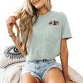 thumbnail image 1 of Verita Culture Women's Vintage Colorful Floral Pocket T Shirt Boho Wildflower Graphic Loose Tees Short Sleeve Casual Tops, 1 of 4