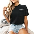 thumbnail image 1 of Verita Culture Women's Vintage Daisy Bouquet Pocket Shirt Casual Boho Floral Printed T-Shirt Floral Wildflowers Graphic Tees Tops for Girl, 1 of 4