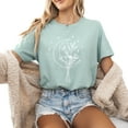thumbnail image 1 of Verita Culture Women's Vintage Flower Moon T Shirt Boho Floral Graphic Loose Tees Short Sleeve Casual Tops, 1 of 4