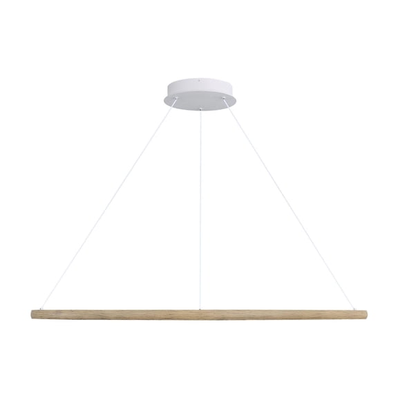 Golden Lighting Veritas Integrated LED 35in Chandelier in Walnut