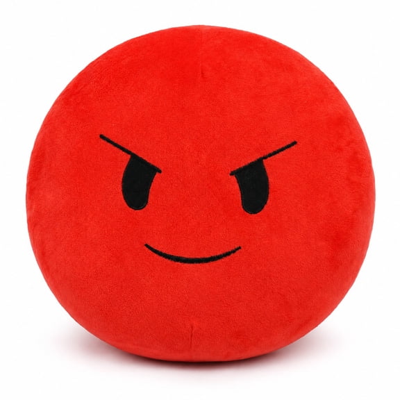 Verity Red Plush Stress Ball, Sponge-Filled Squeeze Fidget Toy, Ages 14+