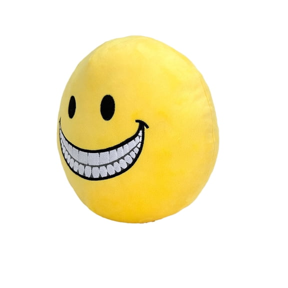 Verity Smiley Face Plush, Collectible Desktop Decor PP Cotton Filled,size 9.8in, 330g.