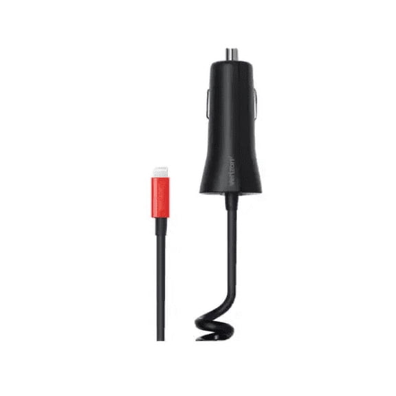 Verizon 30W Lightning Vehicle Car Fast Rapid Charger with 9FT Coiled Cable