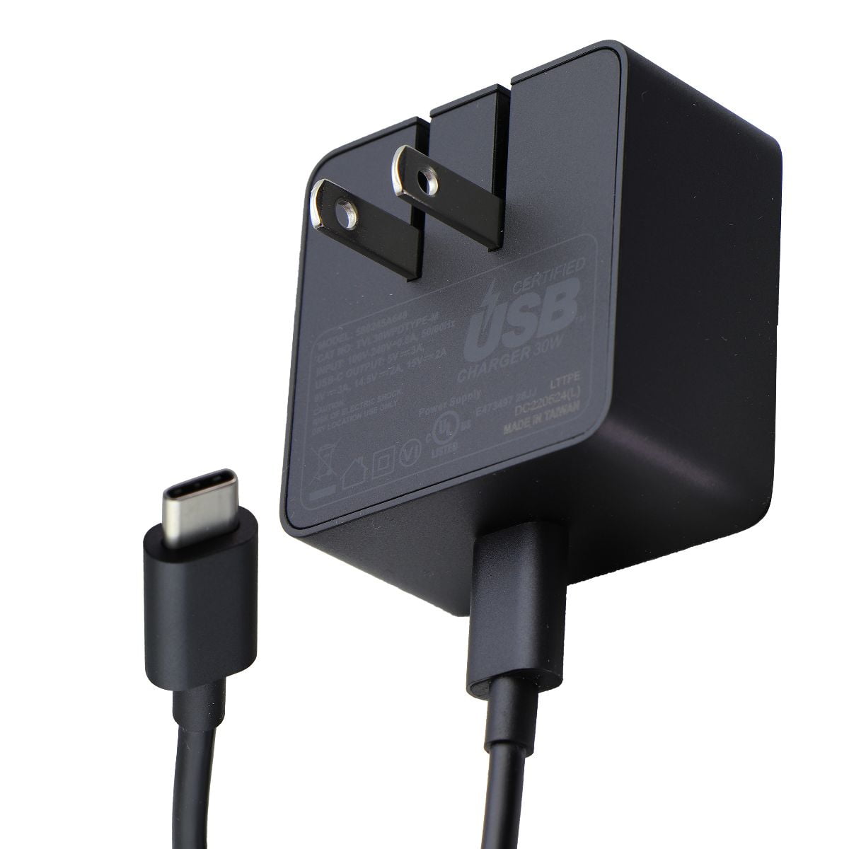 Verizon (30W) USBC Fast Charge PD Wall Charger with USBC to USBC