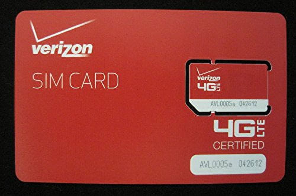 Verizon 4G LTE 2FF Sim Card, Bulk