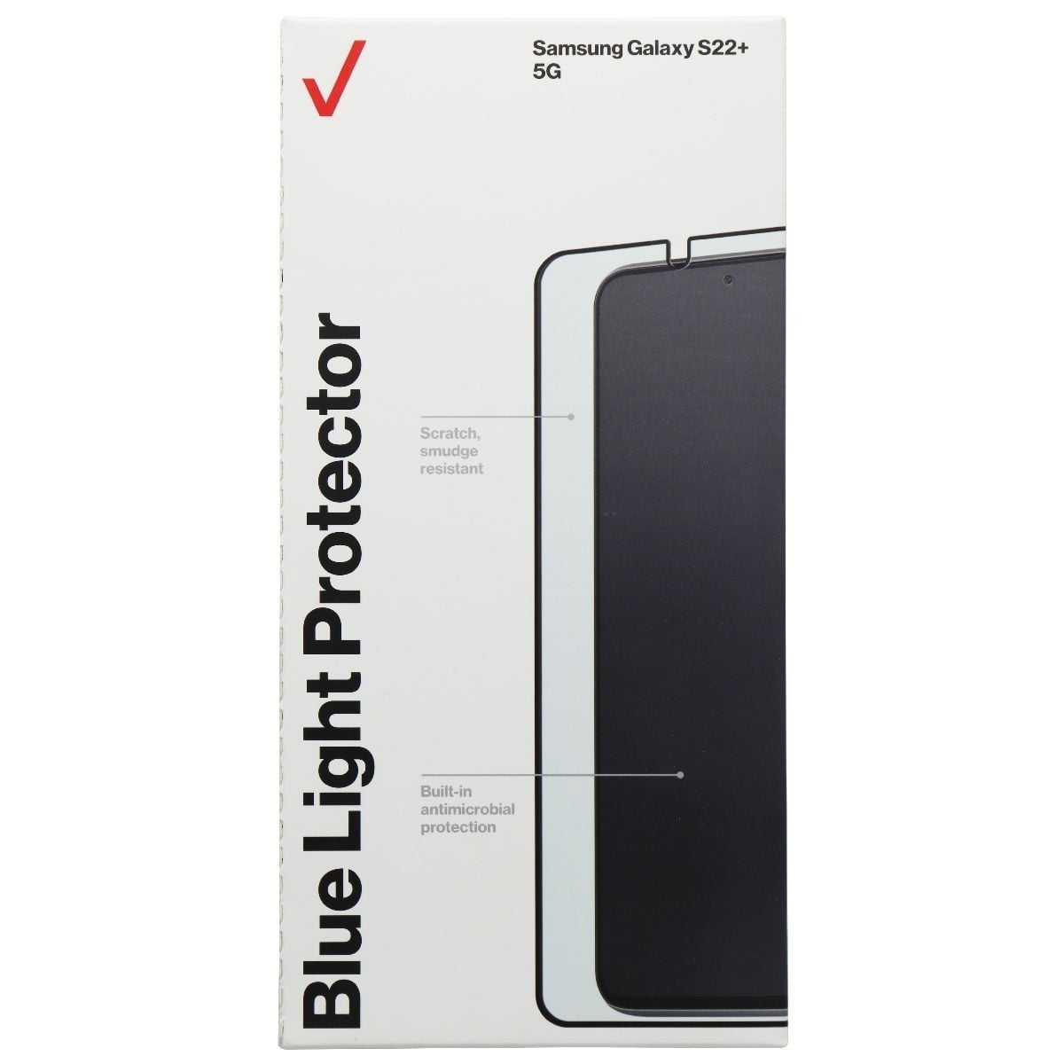 Verizon Blue Light Screen Protector for Samsung Galaxy S22+ 5G Clear