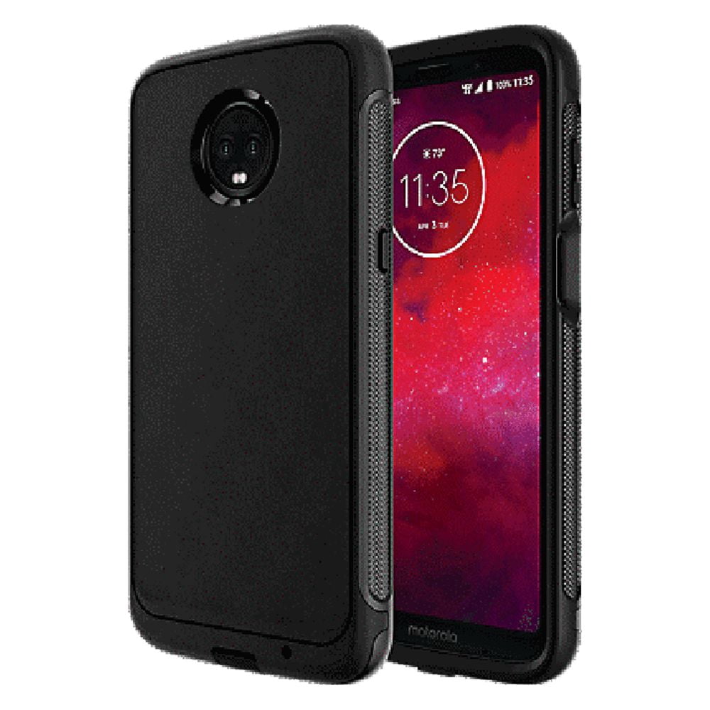 Verizon Dual Layer Hard Case for Motorola Moto Z3 - Black