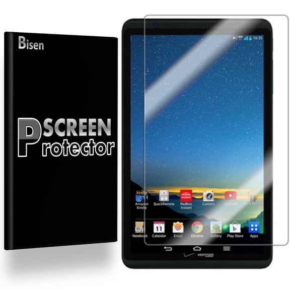 Verizon Ellipsis 8  (NOT For Ellipsis 8 HD) [3-PACK BISEN] Screen Protector, HD Clear, Anti-Scratch, Anti-Shock, Anti-Bubble