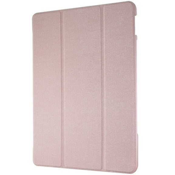 Verizon Folio Hard Case and Tempered Glass for iPad (10.2) 8th and 7th Gen - Pink