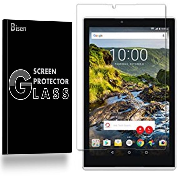 Verizon GizmoTab / Ellipsis 8 HD (2016 Version) [NOT For Ellipsis 8] [BISEN] Tempered Glass Screen Protector, Anti-Scratch, Anti-Shock, Shatterproof, Bubble Free