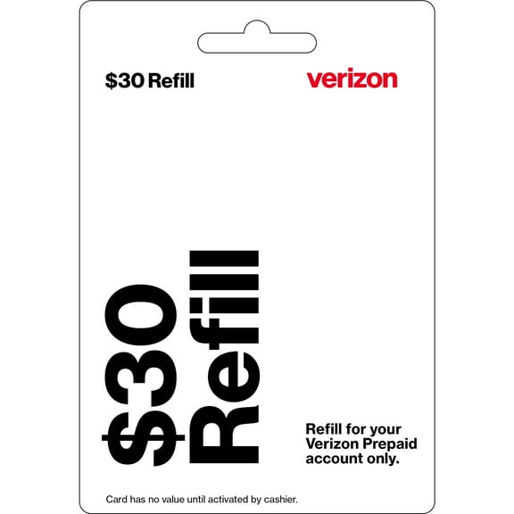 Verizon Prepaid $30 Direct Top Up