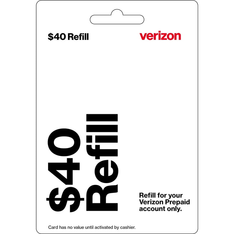 Verizon Prepaid $40 e-PIN Top Up (Email Delivery)
