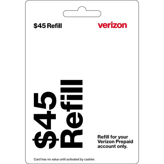 Verizon Prepaid $45 Direct Top Up