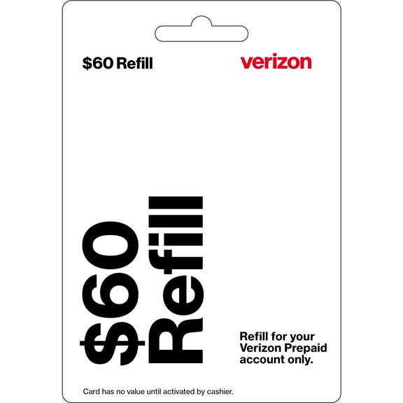 Verizon Prepaid $60 e-PIN Top Up (Email Delivery)