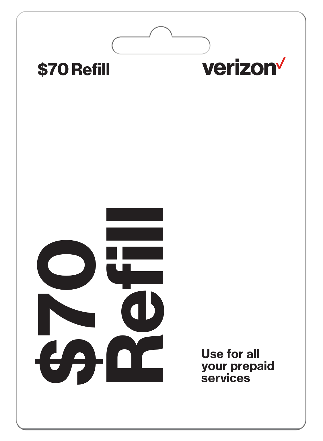 Verizon Prepaid $70 e-PIN Top Up (Email Delivery) - image 1 of 3