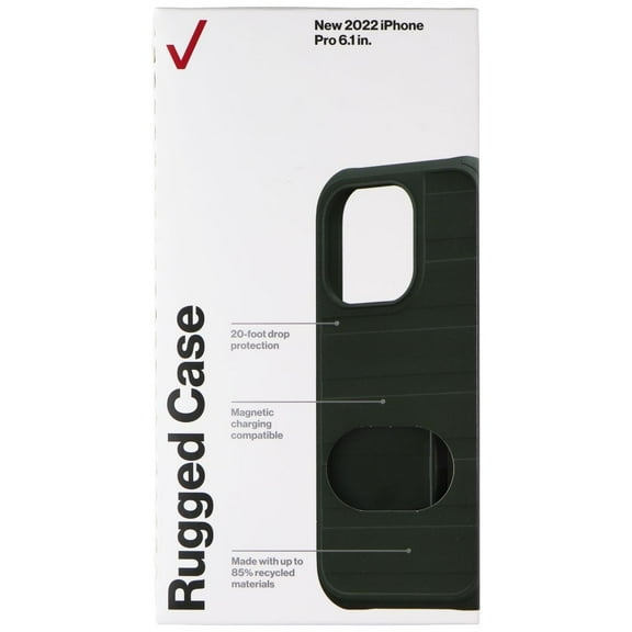 Verizon Rugged Series Phone Case for iPhone 14 Pro - Murky Green